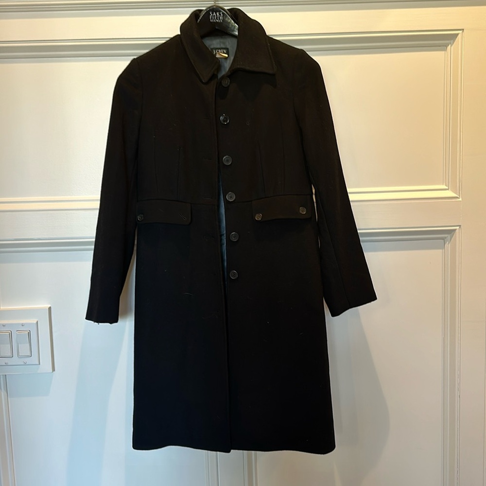 Womans JCrew Wool Coat